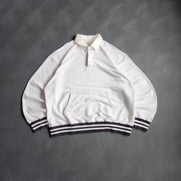 Vintage Champion x Todd Snyder Rugby Style White Sweatshirt XXL - Picture 1 of 8
